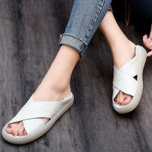 Load image into Gallery viewer, Bella Faux Leather Sandals
